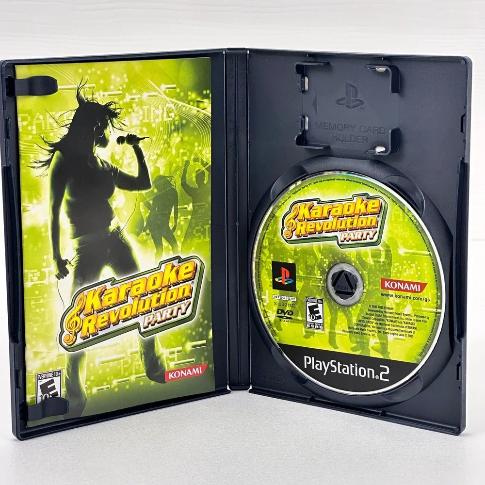 Karaoke Revolution Party‎ Sony PlayStation 2 PS2 Konami SLUS-21223 CIB 2005